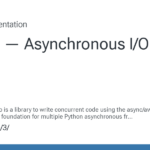 asyncio — E/S asynchrones — Documentation Python 3.14.6