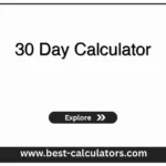 Calculateur de 30 jours – 30 jours à compter ou avant n'importe quelle date