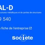 Société METAL-D (814209540) à MITRY-MORY (77290).